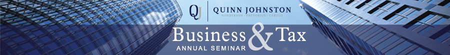 Business and Tax Seminar 2014